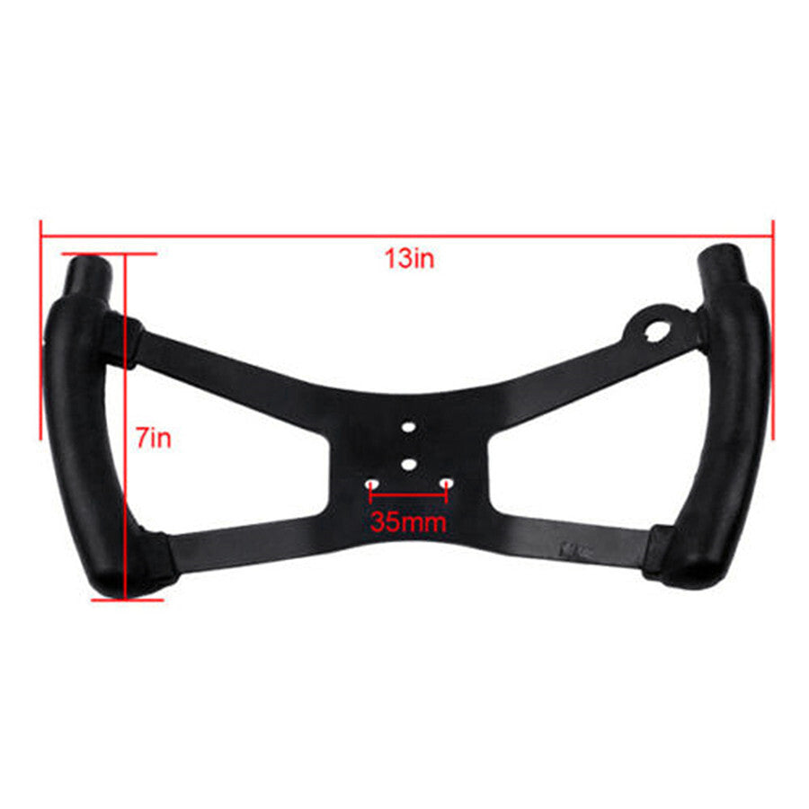 Steering Wheel Butterfly Style For Riding Lawn Mower Racing Go Kart 340x170 mm