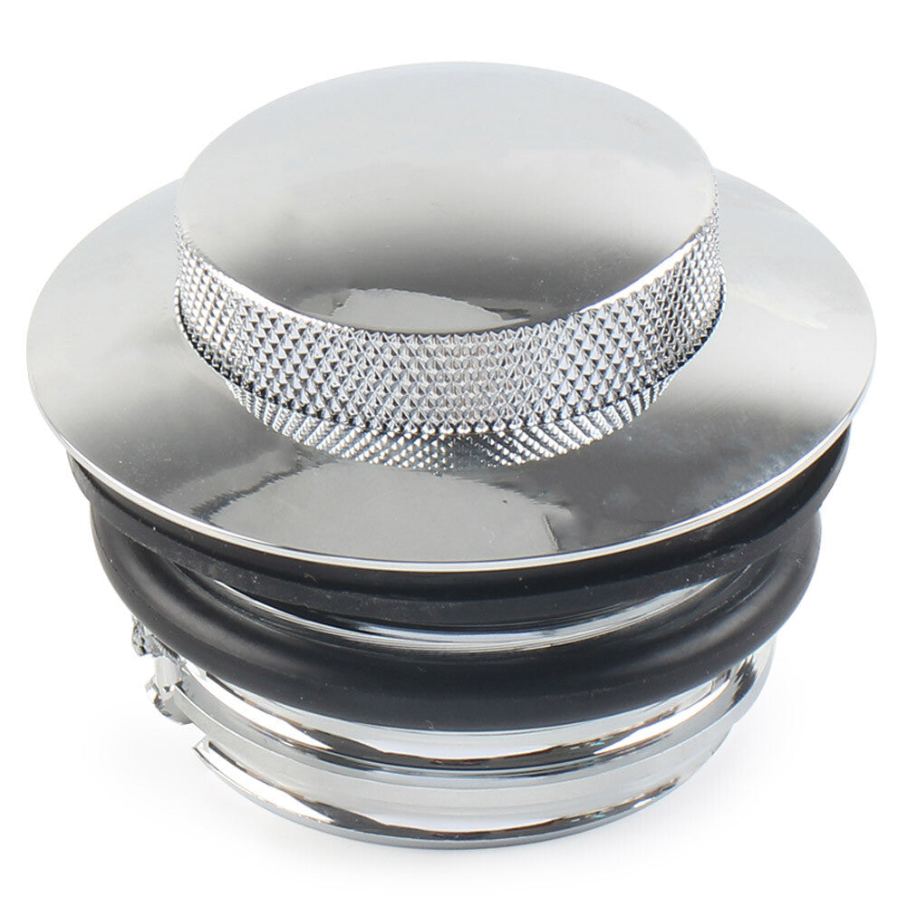Motorcycle Left Hand Thread Fuel Tank Gas Cap Cover for Harley 1982-2017 Chrome