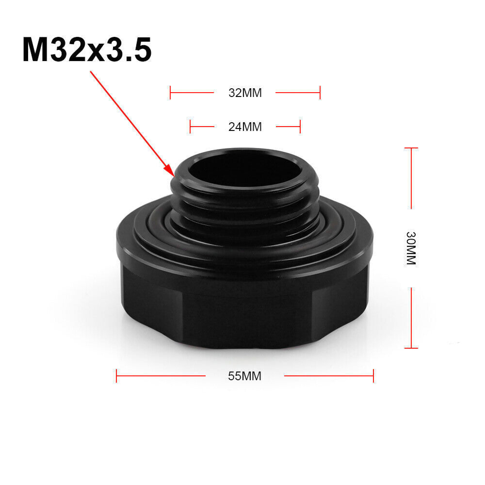 Black Oil Filler Cap+ Radiator Cap+ Oil Dipstick for Honda for Acura K24 K Series