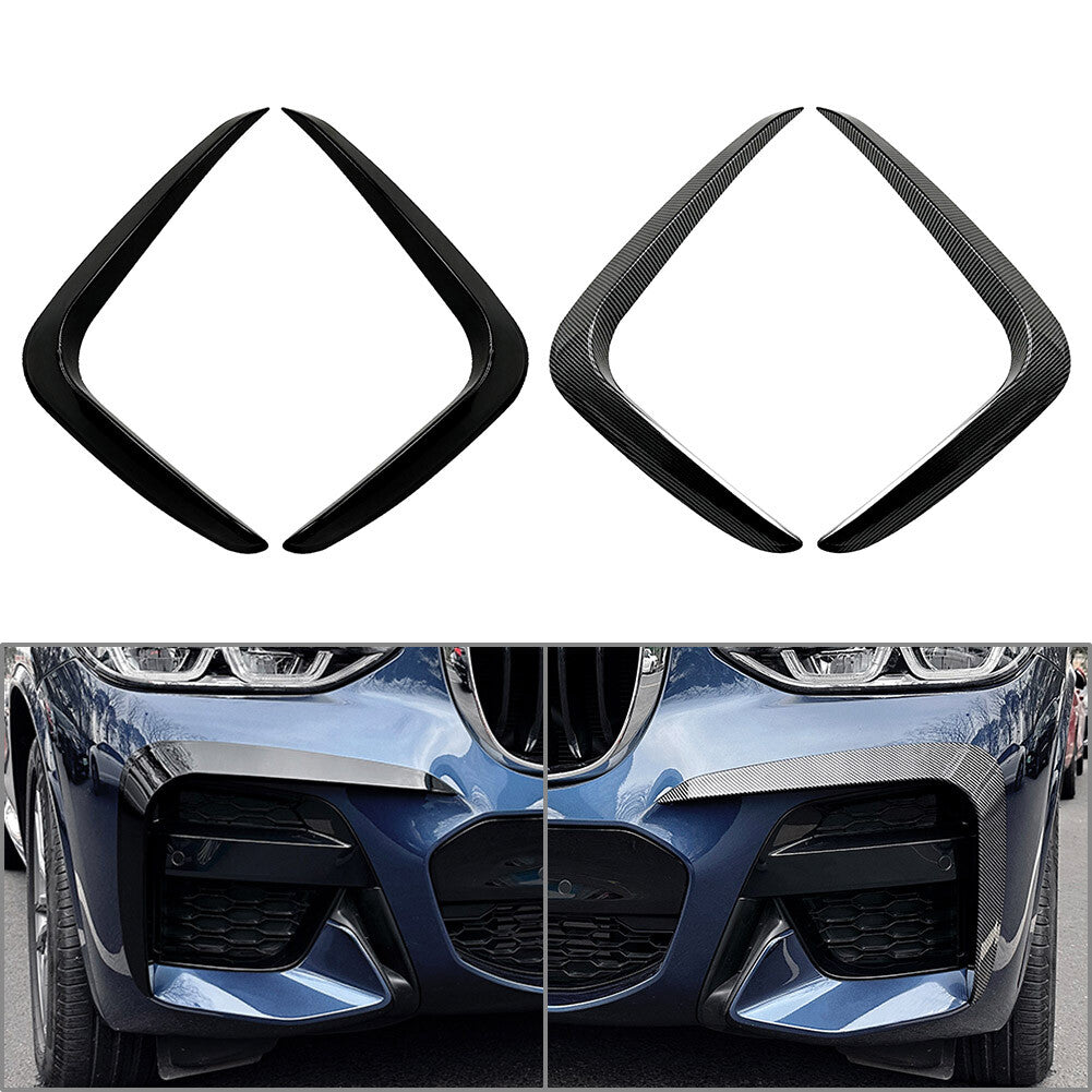 Front Fog Lamp Frame Decoration Trim for BMW X3 G01 2018-2021