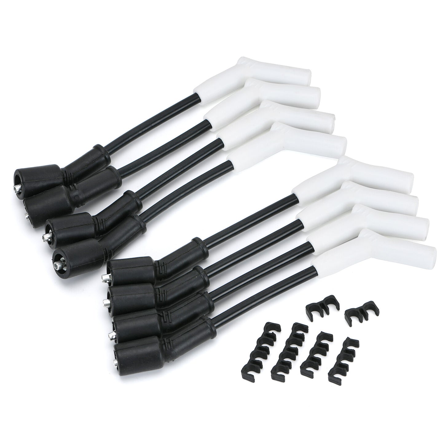 8 Set Ceramic Boot Spark Plug Wires Set For GM for Chevy 4.8L 5.3L 6.0L LS3 LS7 LT