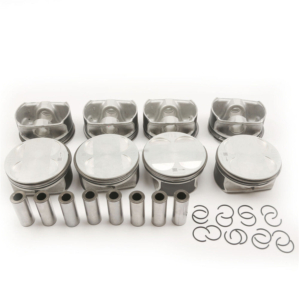 N62B48 Pistons  Rings Set 8pcs for BMW 550i 650i X5 E60 E61 E63 E65 4.8L 21MM