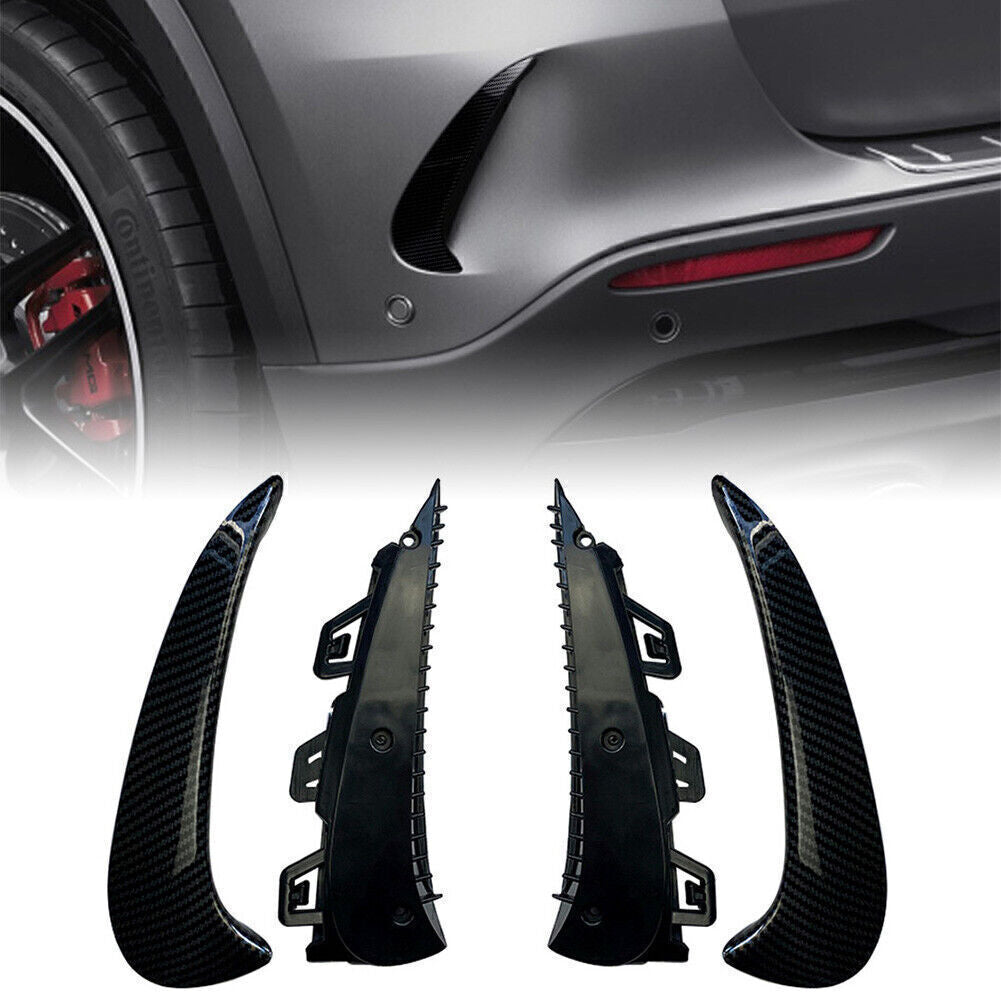 Rear Bumper Splitter Spoiler Air Vent for Benz GLA200 260 H247 20-UP GLA35