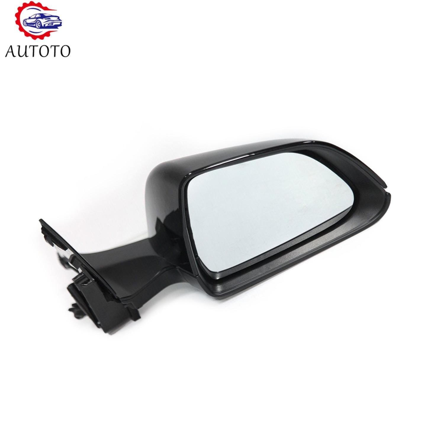 Right Side Mirror Compatible with for Tesla Model 3 2017-2023 Black Memory Heated