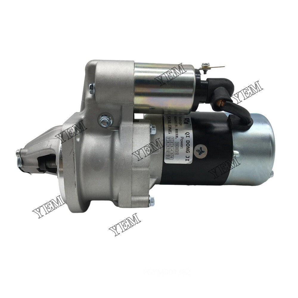 3TN100 Starter Motor 15T For Yanmar Engine Spare Parts 3TN100 Starting Motor