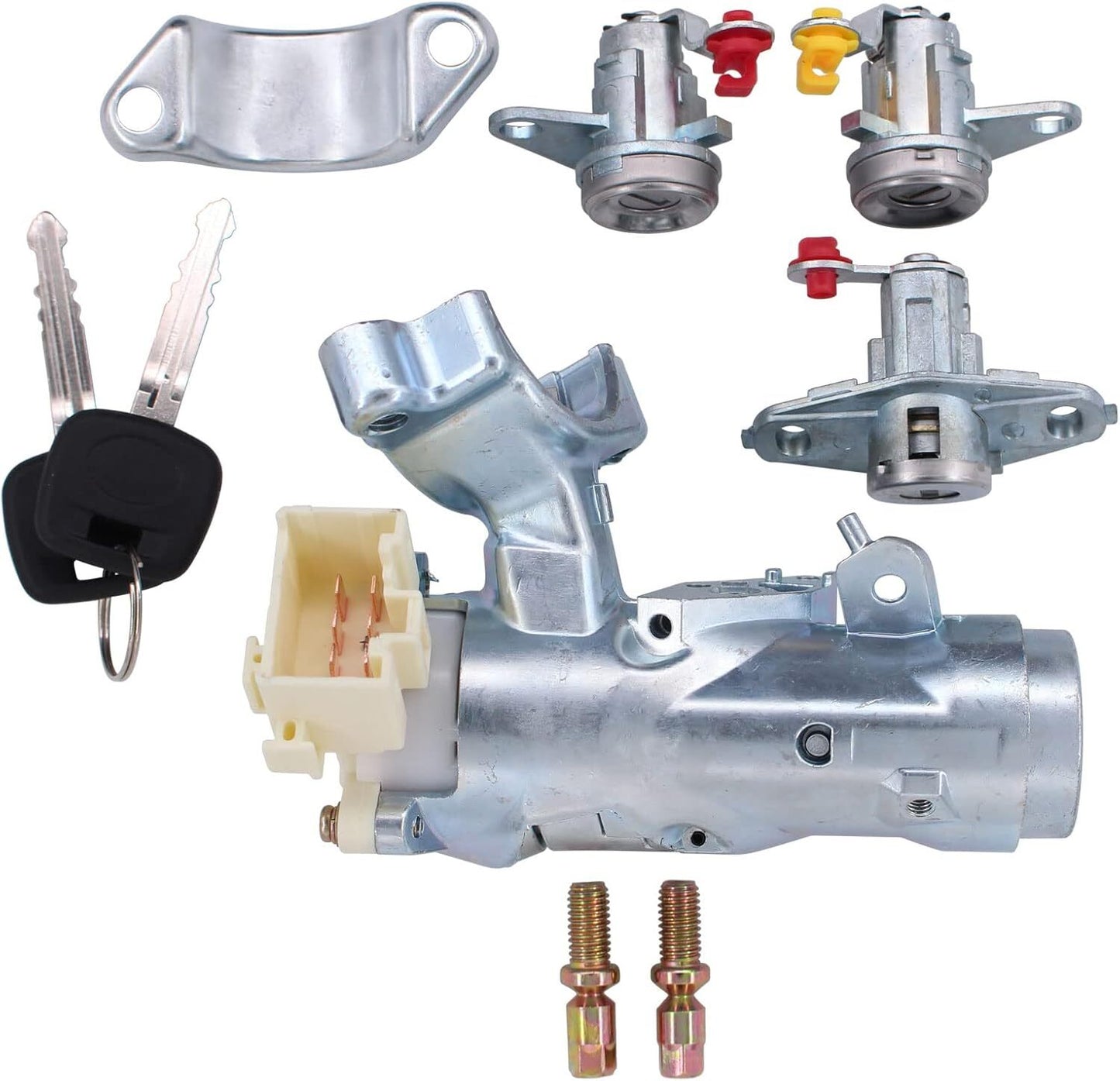 Complete Set Ignition Door Trunk Lock Barrel Cylinder for Toyota for Corolla AE110