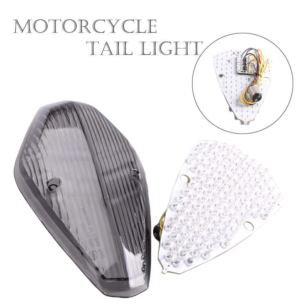 Rear LED Taillight Turn Signals Lens Light Fit 1800T/ VTX 1300/1800 REYRO 02-08