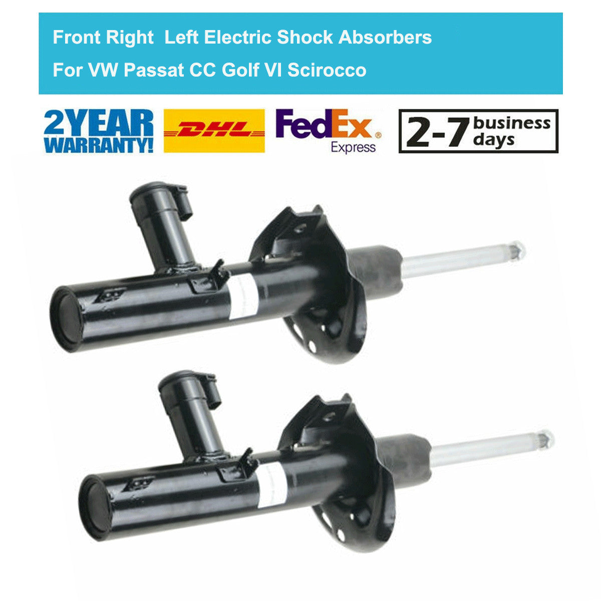 2PCS Front Shock Absorbers for Volkswagen for Passat CC B7 for Golf Scirocco for Tiguan EOS