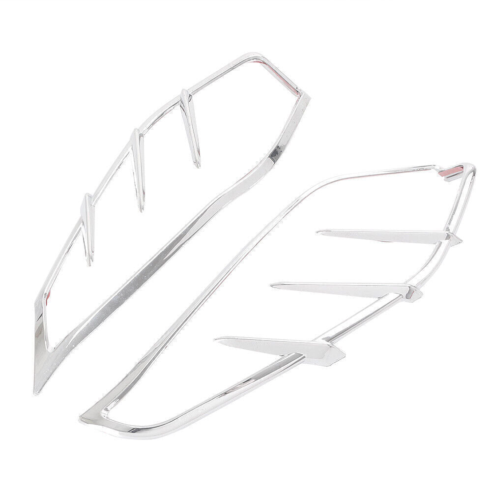 2x Chrome Mid-Frame Deflectors Trim for Harley Touring 2009-2016 2015 2014 13 12