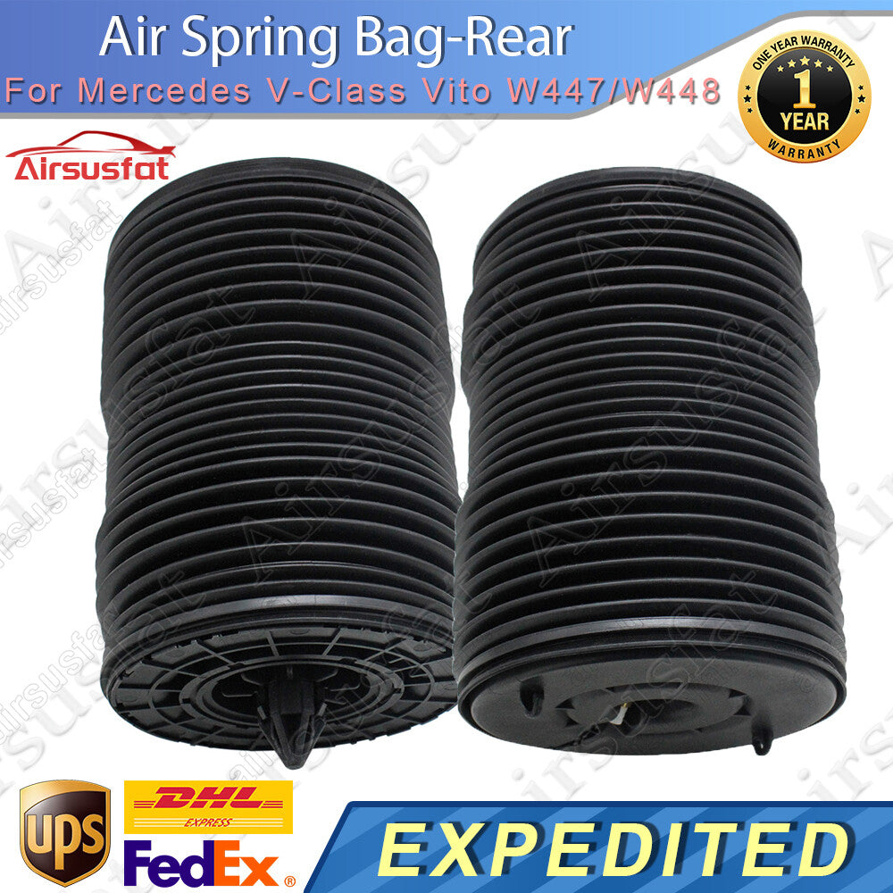 2x for Mercedes V-Class Vito W447/W448 Rear LR Air Suspension Spring Bags 14-21