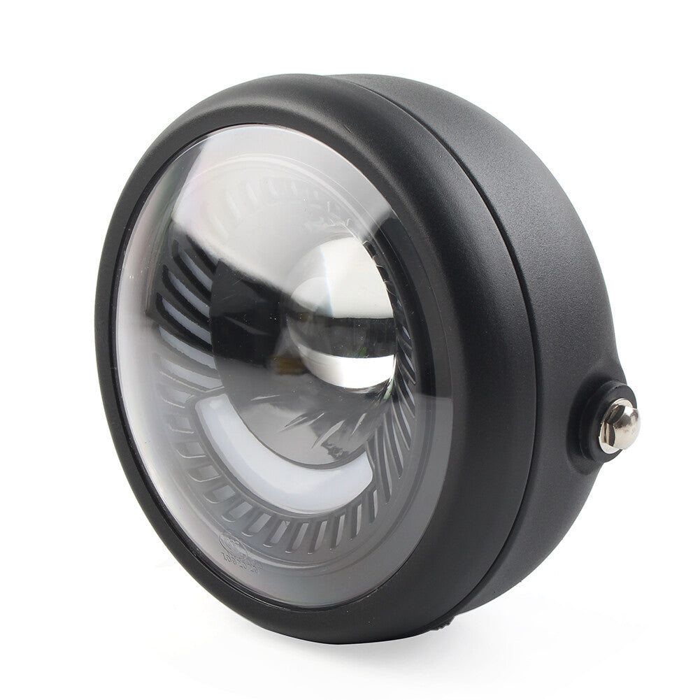 5-3/4 Switchback wei?e LED Halo DRL Angel Eye Scheinwerfer Motorrad