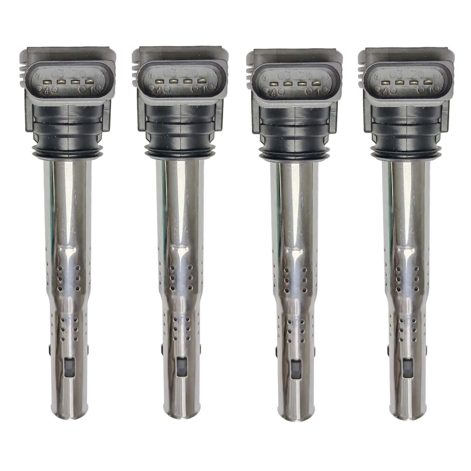 4X Ignition Coils 1.8T/2.0T Fit for VW for Golf for Jetta for Audi A6 A4 for SKODA 07K 905 715F