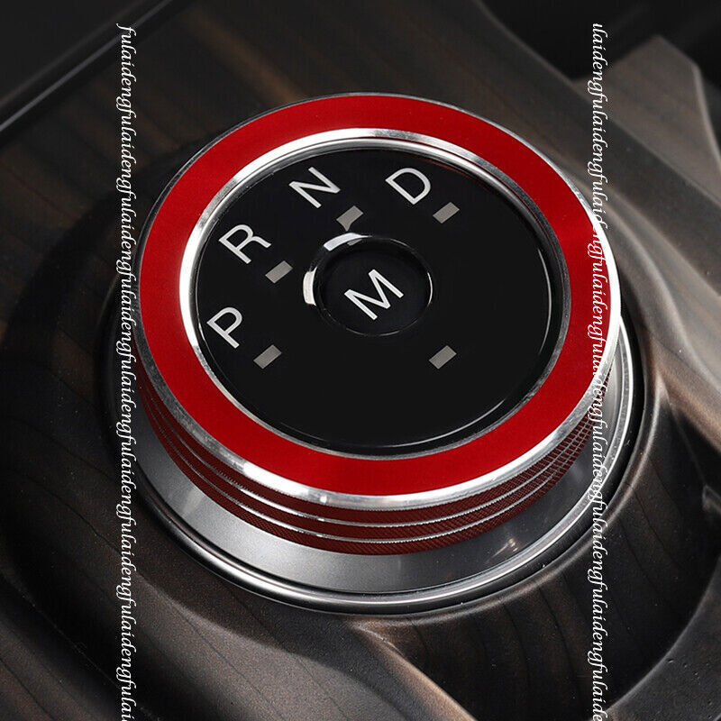 for Ford Explorer 2020-2022 Red Inner Console Gear Shift Knob Ring Cover trim