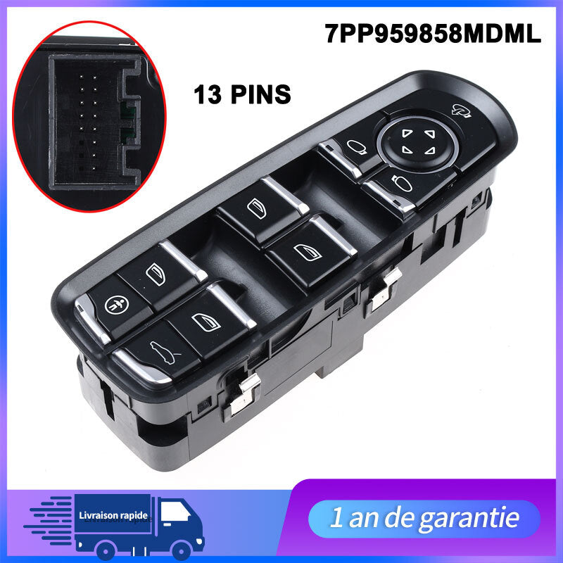 PLATINE COMMANDE LEVE VITRE POUR for PORSCHE for CAYENNE for PANAMERA MACAN 7PP959858MDML