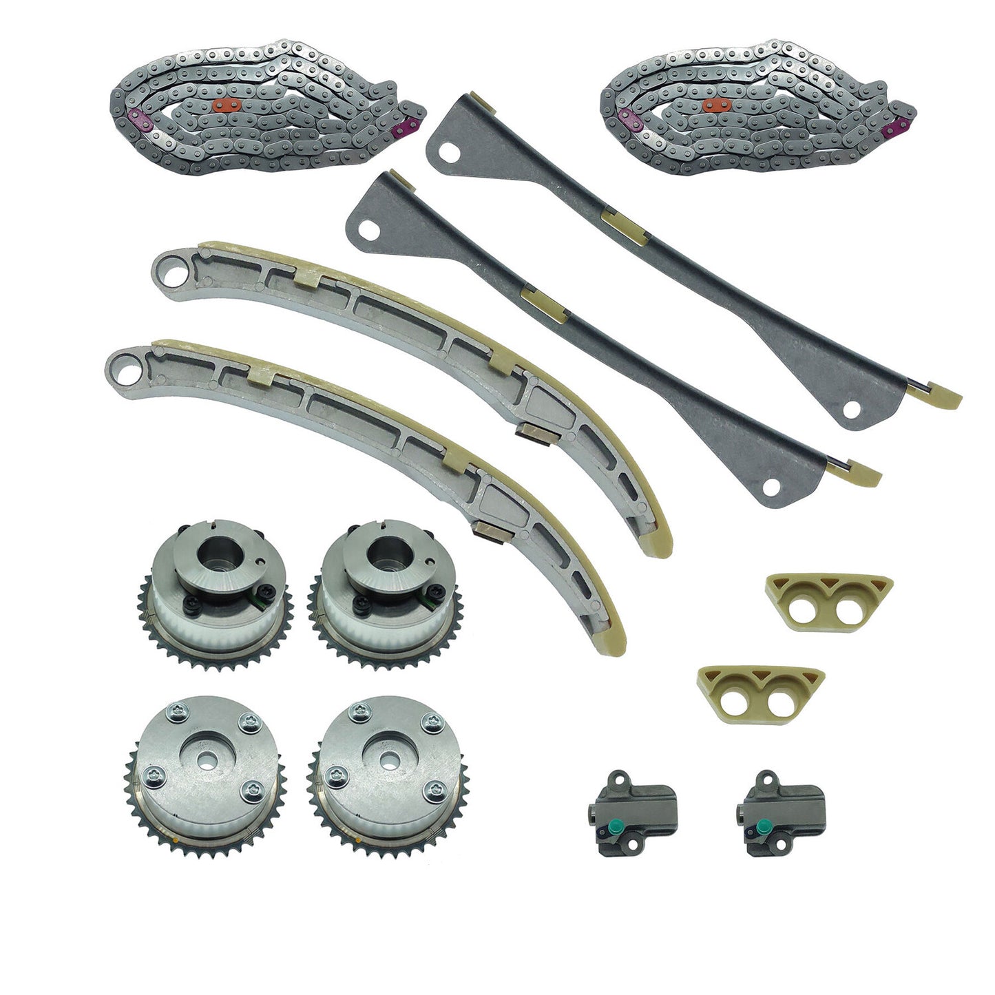 1 Set Timing chain kit For 2015 -2021 Sedona 3.3L 24350-3CGA1 24410-3CGA3 NEW