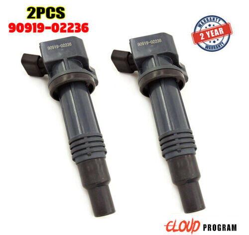 2pcs Ignition Coil 90919-02236 for Toyota Altezza SXEI0 3SGE Gita 9091902236