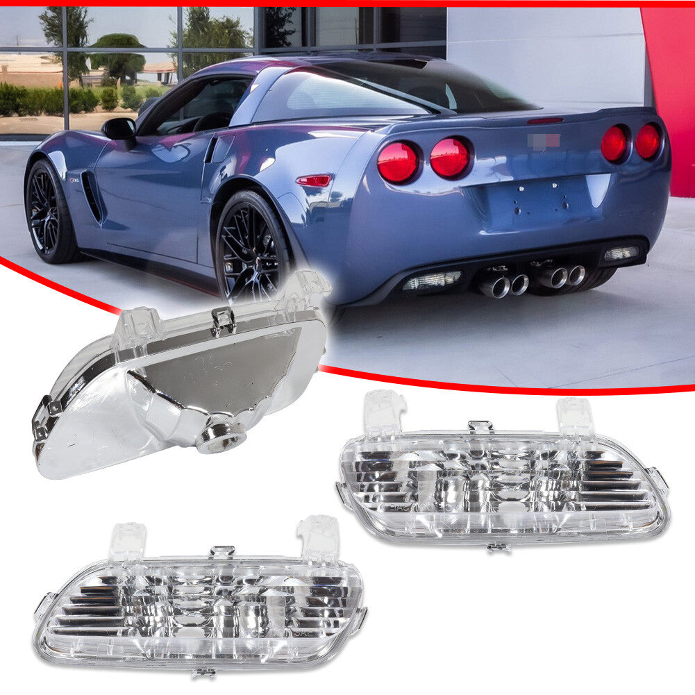 Transparent Rear Side Reversing Light Housing Kit for 2005-2013 for Chevrolet for Corvette C6