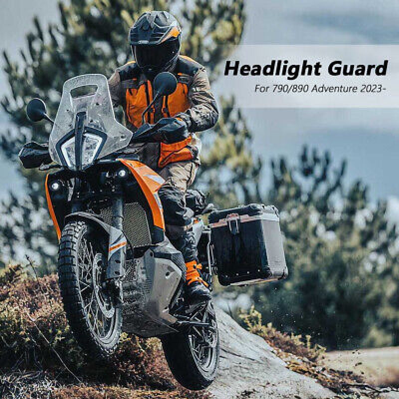 Motorcycle Headlight Light Cover Protector Guard For 790 ADV 890 Adventure 23-24