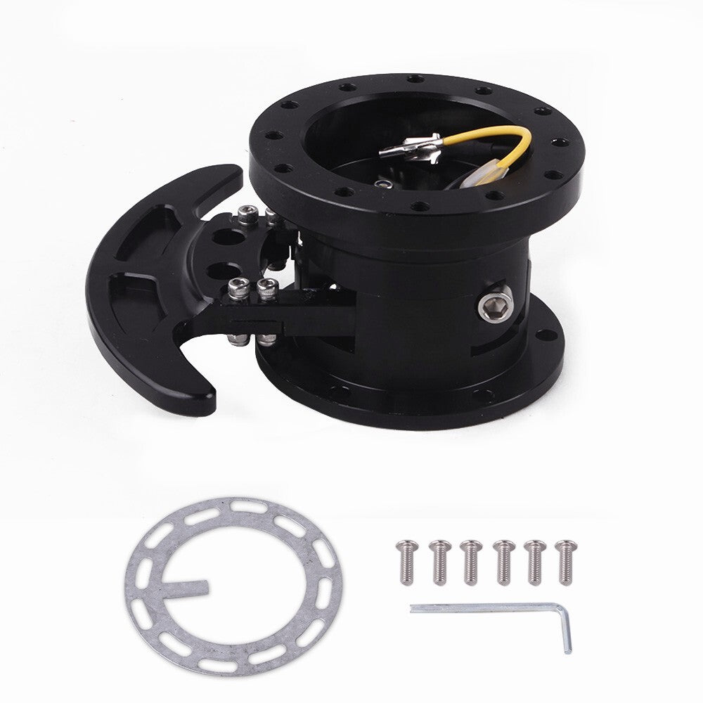 Steering Wheel Quick Release Hub Adapter Body Removable Snap Off Boss Kit