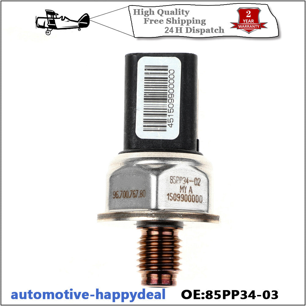 FUEL RAIL PRESSURE SENSOR for CITROEN C3 C4 DS3 DS4 DS5 85PP34-03