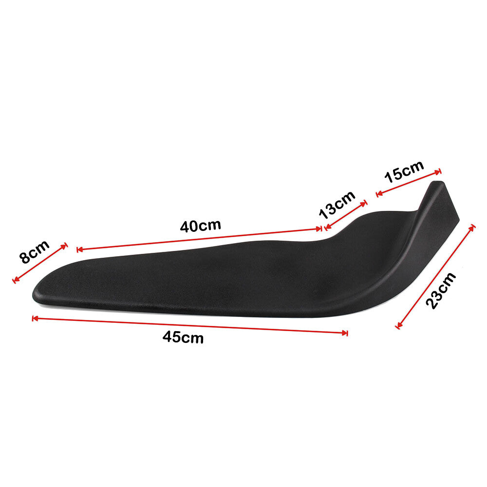 2-piece car anti-collision boiler front shovel decorative anti-scratch wings ABS