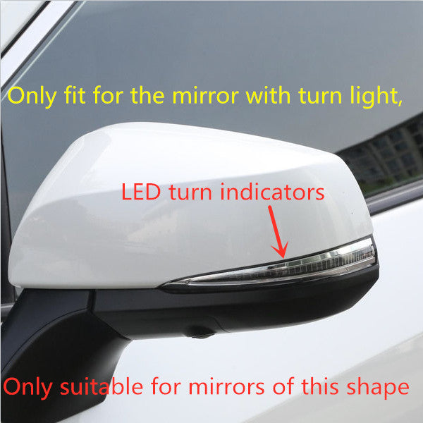 for Toyota for Corolla Cross 22-2024 Bright Black Side Mirror Rearview Cover Trim 2X