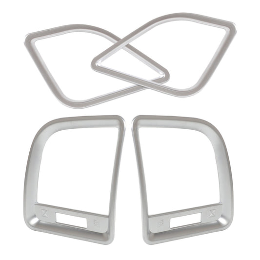 4PCS Fit for MAZDA CX-5 2012-2015 CHROME AC AIR CONDITION VENT OUTLET COVER TRIM
