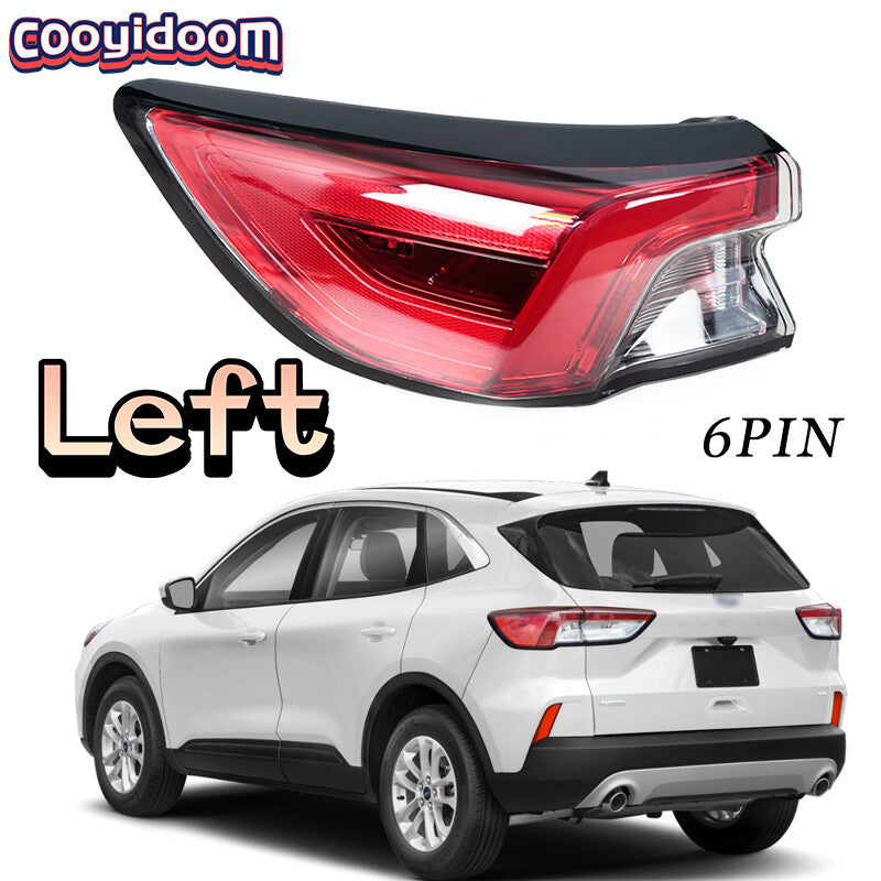 Left Rear LED Tail Light Turn Signal Light for Ford Escape 2020-2022 6pin