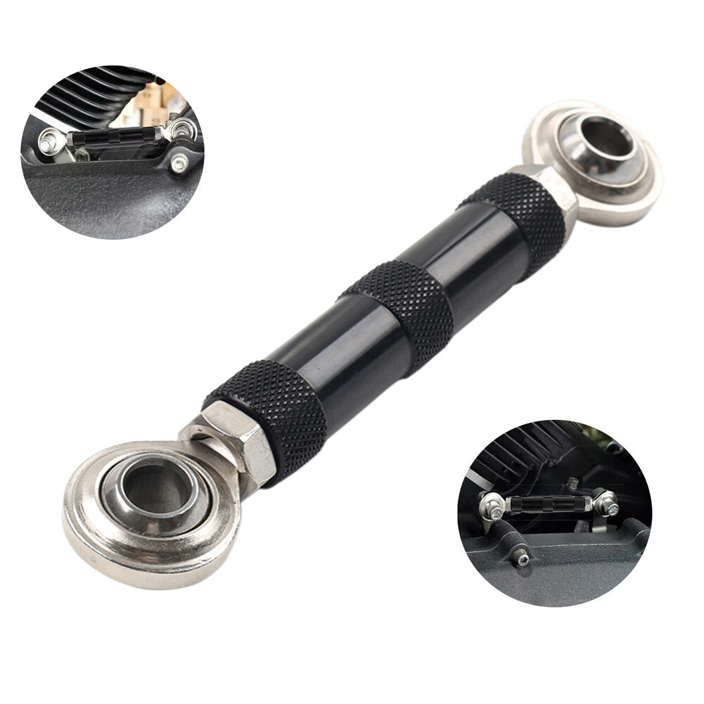 Mid-Control Shift Linkage Rod CNC Black for Harley Dyna FXD 1984-2017 Fat Bob