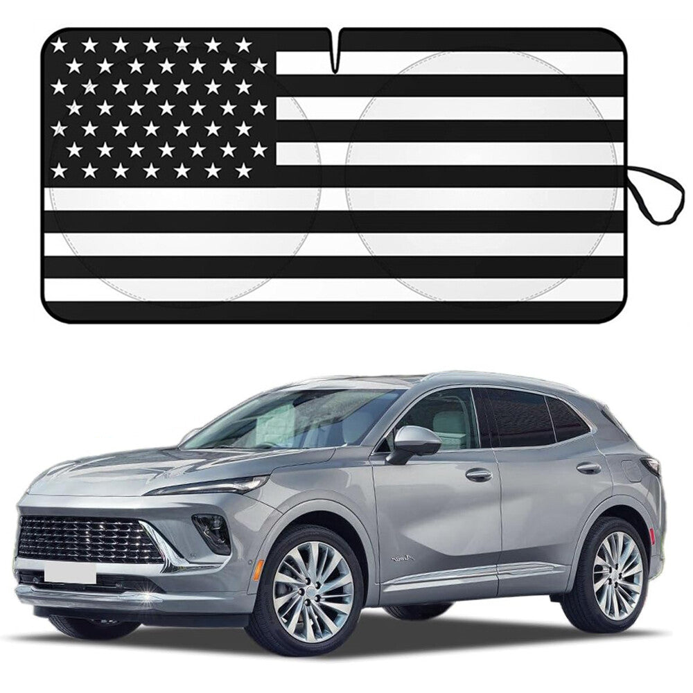 for Buick Lacorsse Regal US Flag Car Windshield Sun Shade Front UV Block Shield