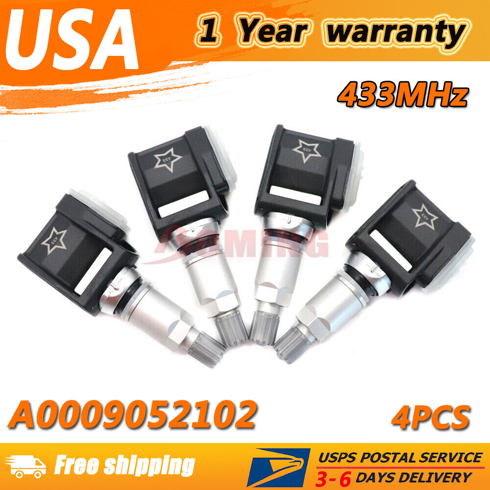 4x Tire Pressure Sensor TPMS A0009052102 for Mercedes-Benz W213 E-class Sprinter