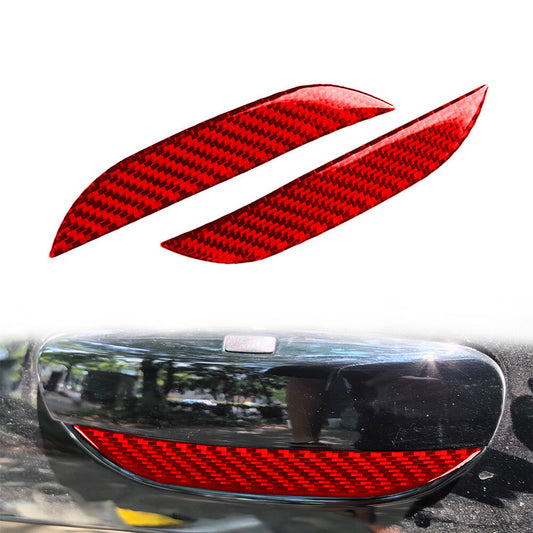 Carbon Fiber Exterior Door Handle Bowl Cover Trim for Dodge for Challenger 15-2024