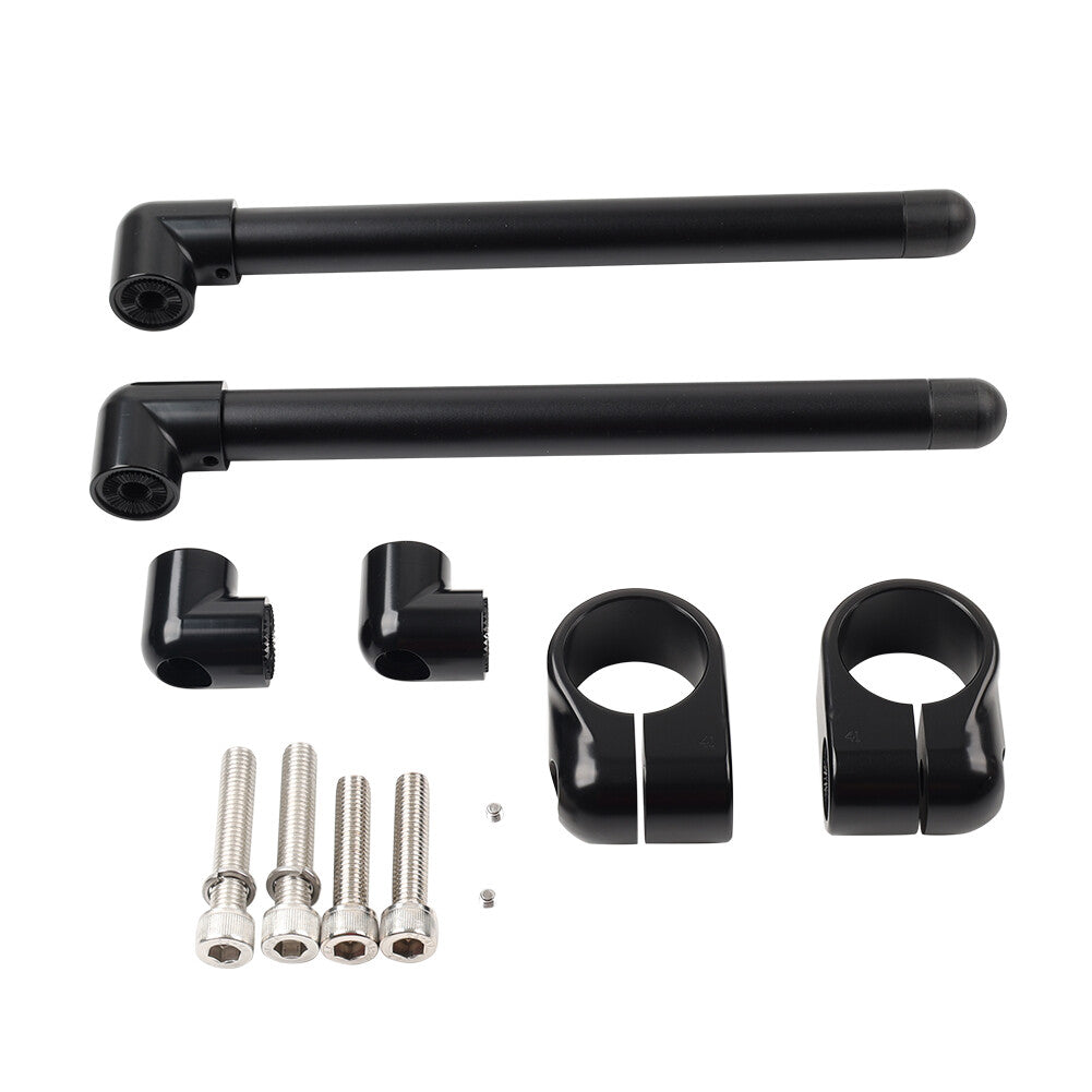 Cafe Racer Bars 7/8 Motorcycle Universal Clip-On Handlebar Fork Tube 41MM