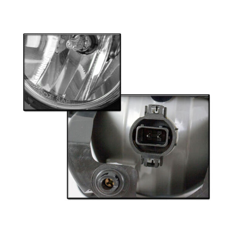 Suitable for 2007-2008-2012 for Ford Escape bumper with driver's fog light chrome trim, bulk packaging.
