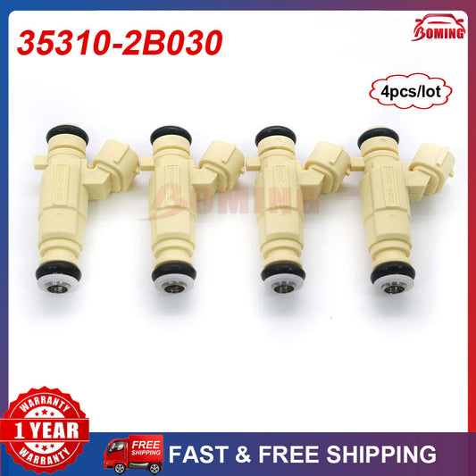 35310-2B030 Fuel Injector Nozzle for Hyundai and for Kia 353102B030 (4-piece set)