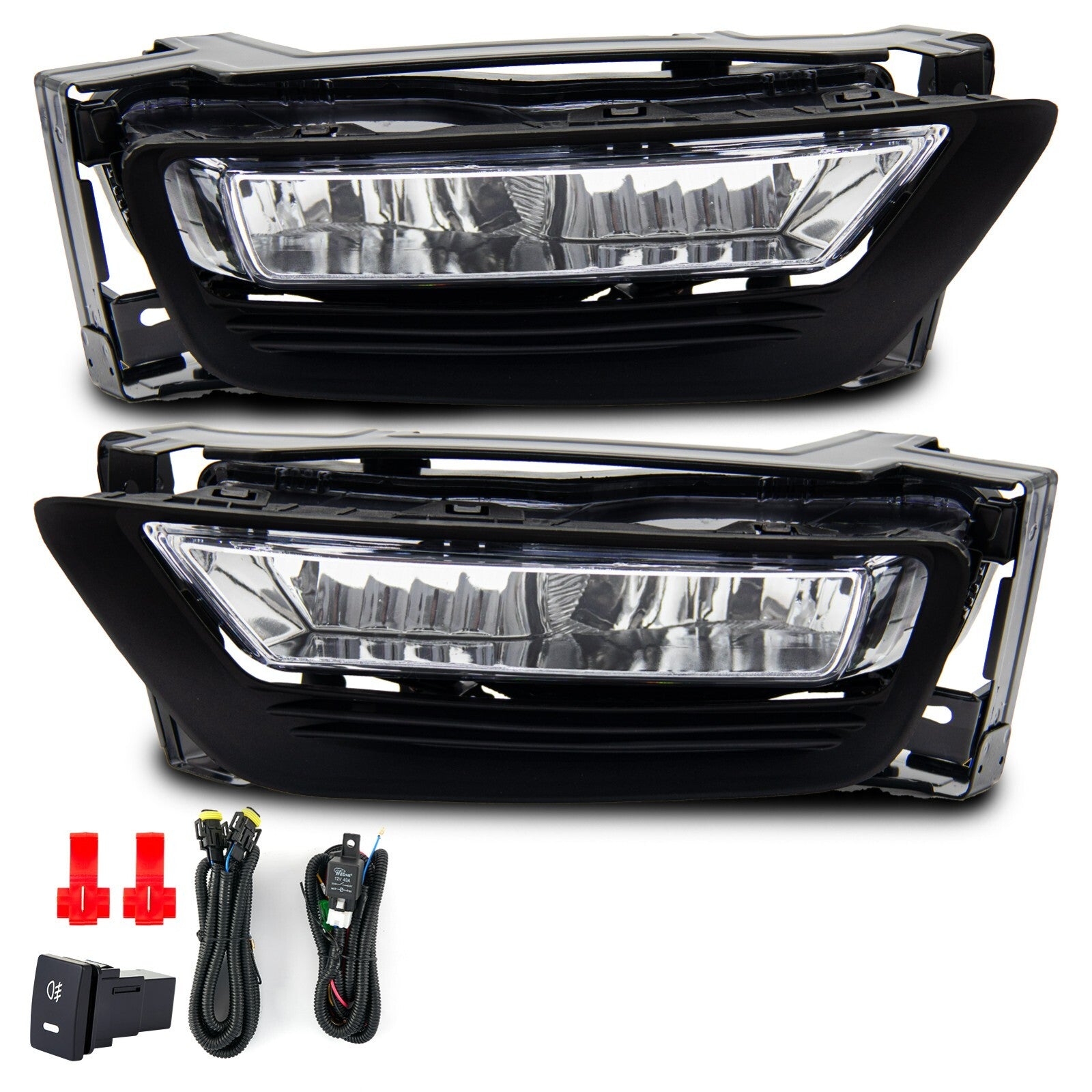 Suitable for 2013-2015 for Honda Accord Sedan 4DR fog lights with bezel + wiring harness + switch