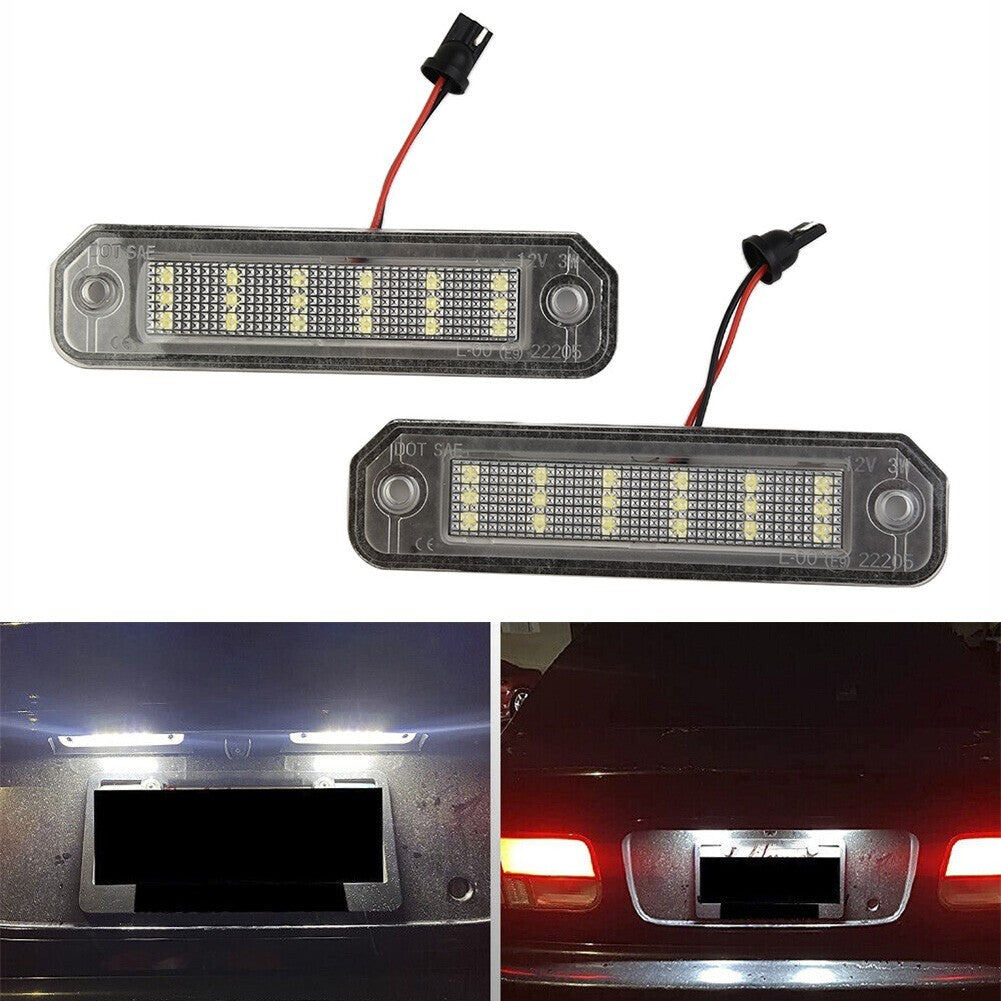 2 Waterproof LED License Plate Light Replacement Part 34100-S04-A01 8V-15V