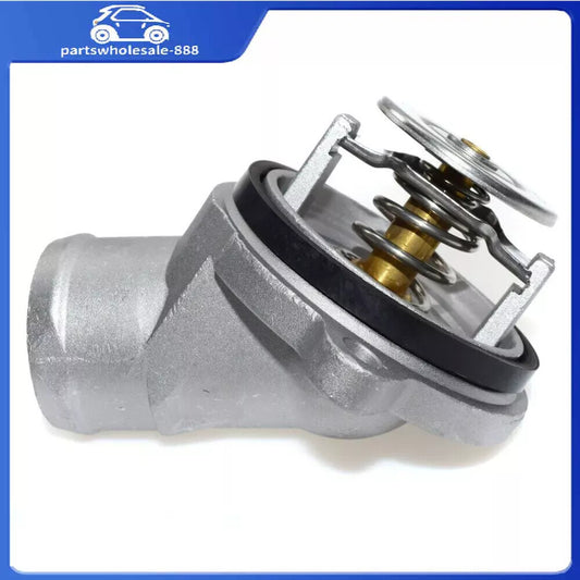 Coolant thermostat opening temperature 87¡ãC. Suitable for Mercedes-Benz E500, CL55, AMG CLK320, SL500.