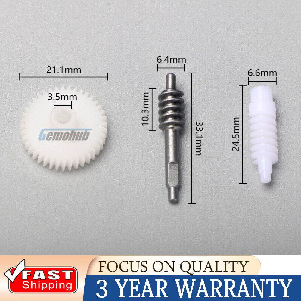 3PCS OUTSIDE WING MIRROR FOLD MOTOR Gear Kit for Toyota for Camry Replace 2011-2018