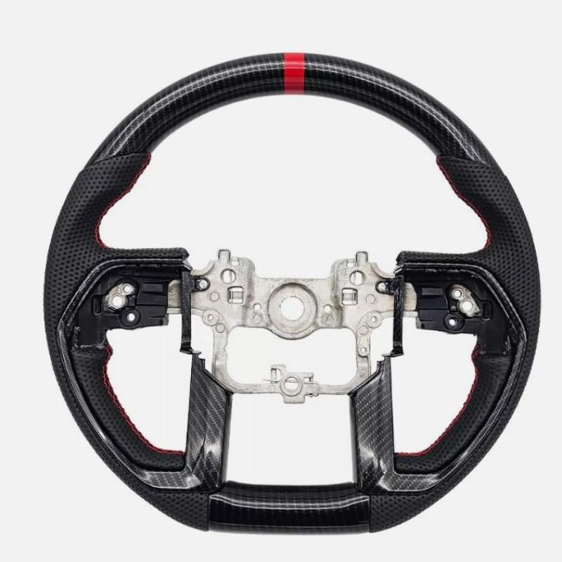 Suitable for 2024+ Tacoma Tundra Sequoia Sport Water Carbon Fiber Steering Wheel