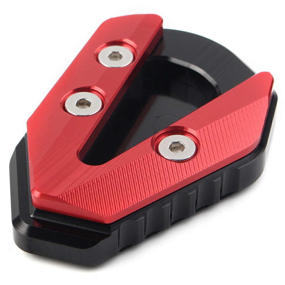 for YAMAHA YZFR6 2017-2021 Aluminum kickstand Foot Support Side Pad Red