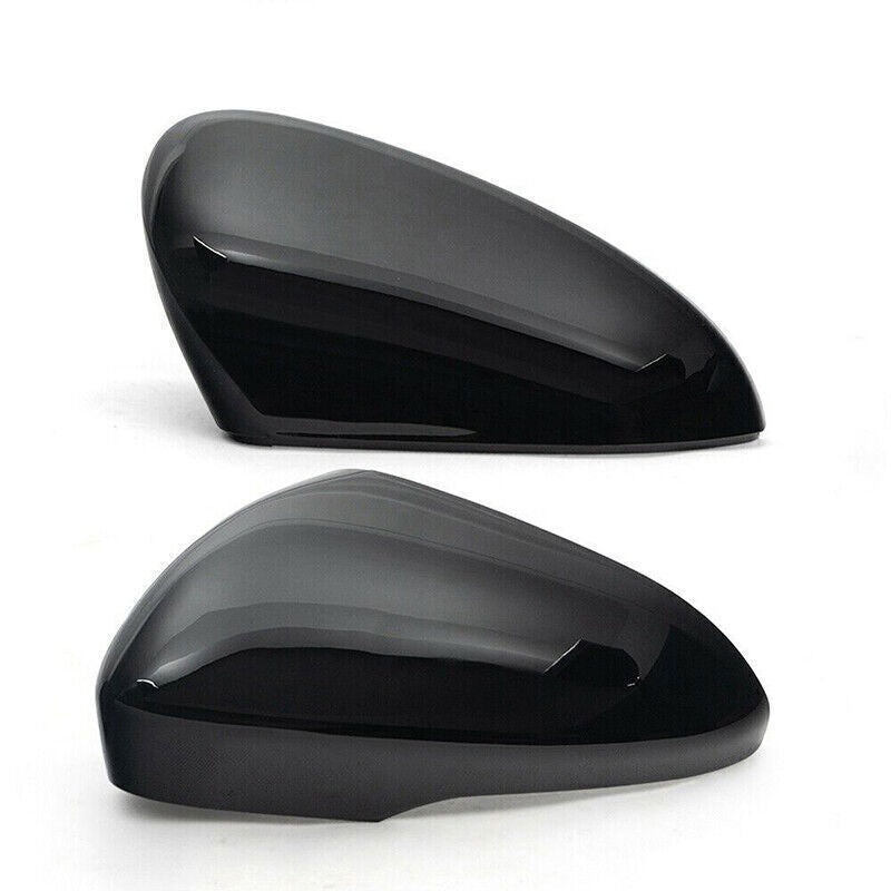 2P Black Door Side Rearview Mirror Cover Replace For 13-2021 for Ford Mondeo Fusion