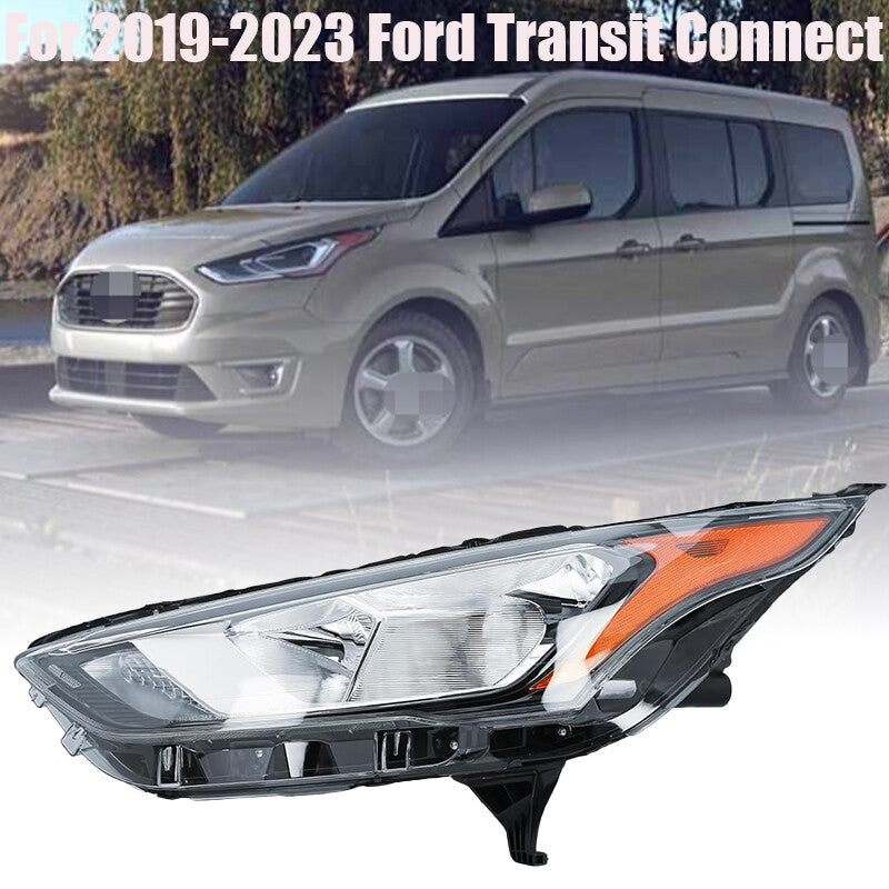 Left Driver Side Headlight Assembly For 2019-2023 for Ford Transit Connect