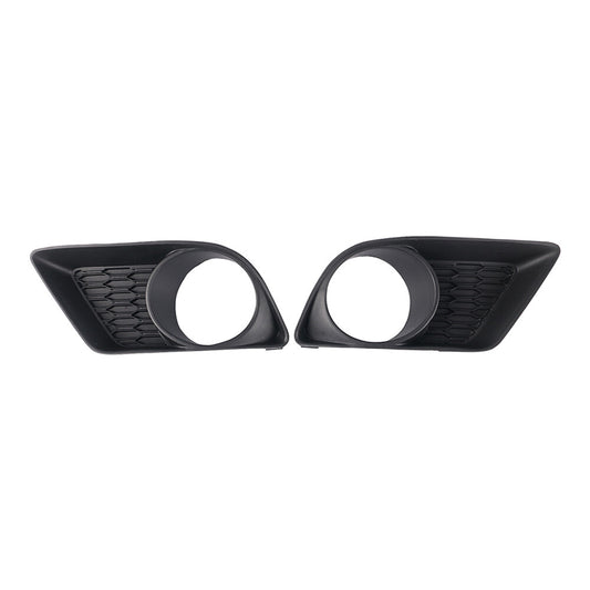2Pcs Front Fog Light Cover Bezel Black Left+Right For 2011-2014 for Charger