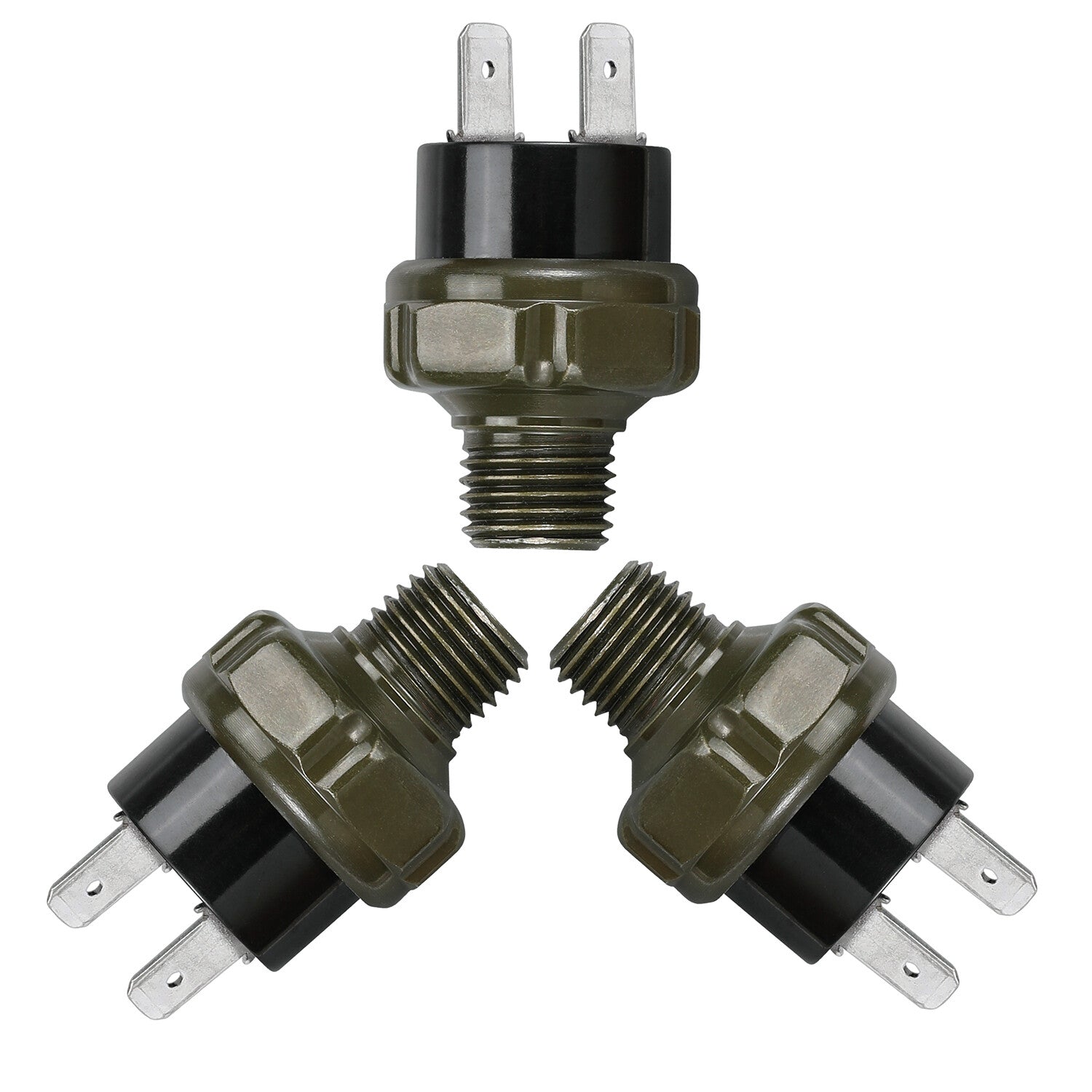 XRMXF 3pcs 90-120PSI Air Pressure Switch Tank Mount 1/4 for Train/Air Horn