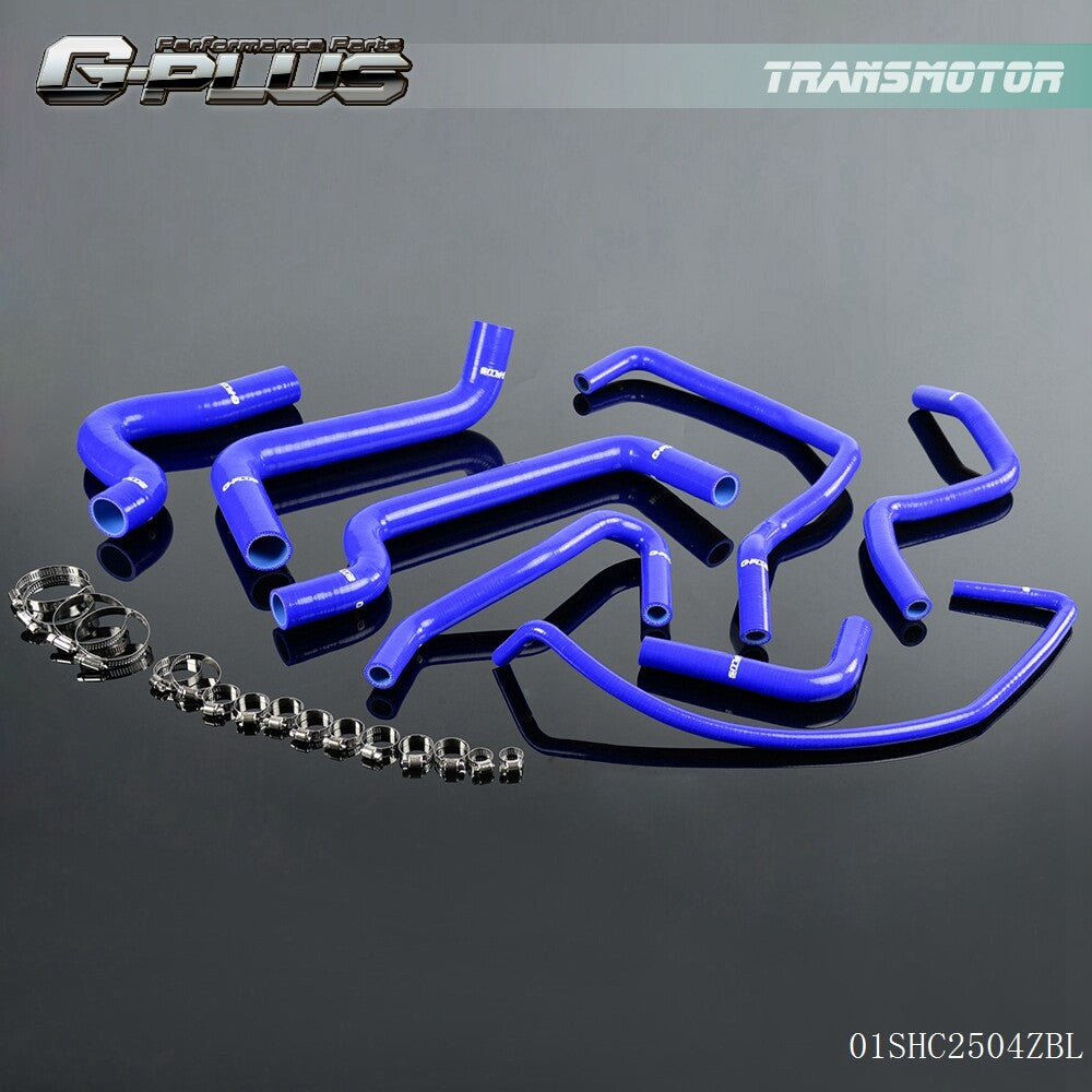 Blue silicone radiator hose clamp kit for Fiat Turbo Coupe 2.0 20V GT