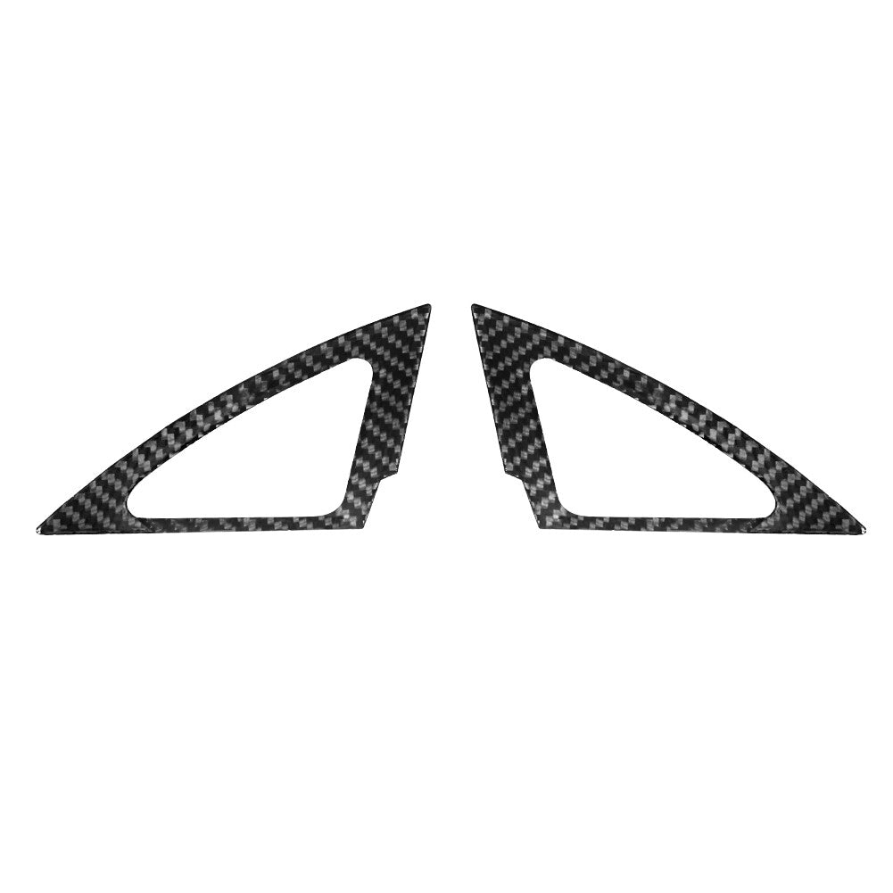 2Pcs Carbon Fiber Door Speaker Outer Frame Cover Trim for KIA Cadenza 2014-2016