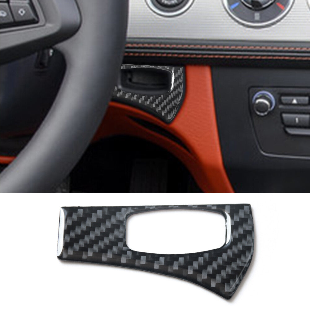 Carbon Fiber Interior Ignition Switch Frame Cover Trim for BMW Z4 E89 2009-2016