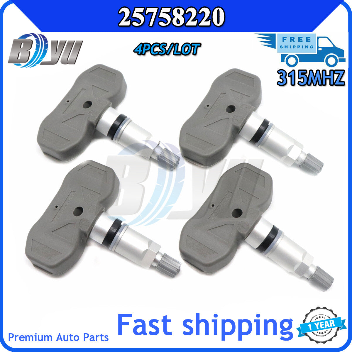 Tire Pressure Sensor (TPMS) for Cadillac XLR STS, 97-13 for Corvette , C5, C6, 6.0, and 7.0