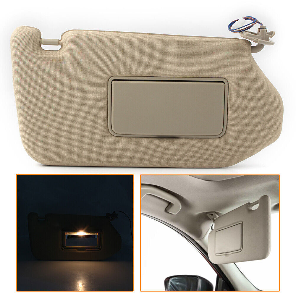 Right Sun Visor with Light Tan For 2013-2018 Pathfinder 2014-2017 for Infiniti QX60